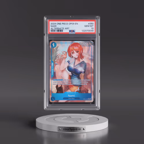 2024 One Piece OP09-Emperors in the New World #050 Nami - Alternate Art (PSA 10 GEM MINT)