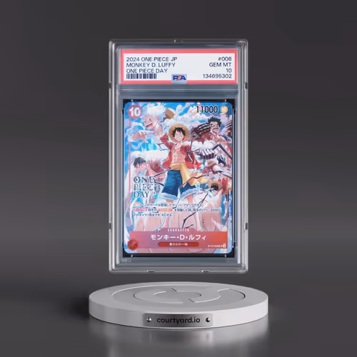 2024 One Piece Japanese Promos #006 Monkey D. Luffy - One Piece Day (PSA 10 GEM MINT)
