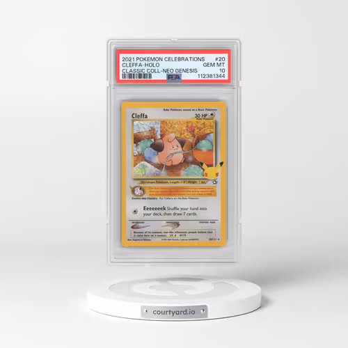 2021 Pokémon Celebrations Classic Collection #20 Cleffa - Holo (PSA 10 GEM MINT)