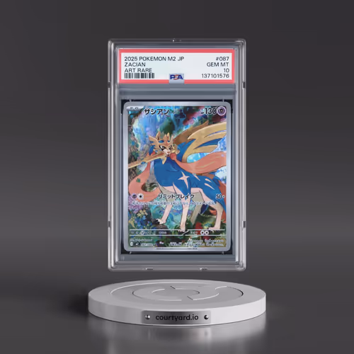2025 Pokémon M2-Inferno X #087 Zacian - Art Rare (PSA 10 GEM MINT)