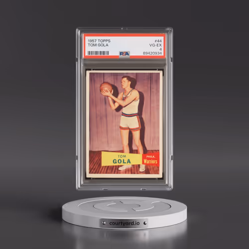 1957 Topps #44 Tom Gola (PSA 4 VG-EX)