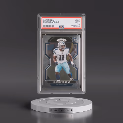 2021 Panini Prizm #382 Micah Parsons (PSA 9 MINT)