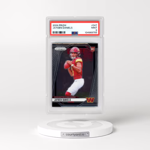 2024 Panini Prizm #347 Jayden Daniels (PSA 9 MINT)