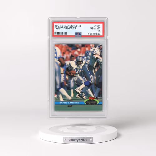 1991 Stadium Club #361 Barry Sanders (PSA 10 GEM MINT)