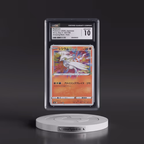 2020 Shiny Star V #021/190 Reshiram - Amazing Rare Holo (CGC 10 GEM MINT)