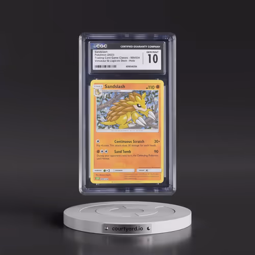 2023 Trading Card Game Classic - CLV, CLC, CLB #009/034 Sandslash - Venusaur & Lugia ex Deck - CLV H