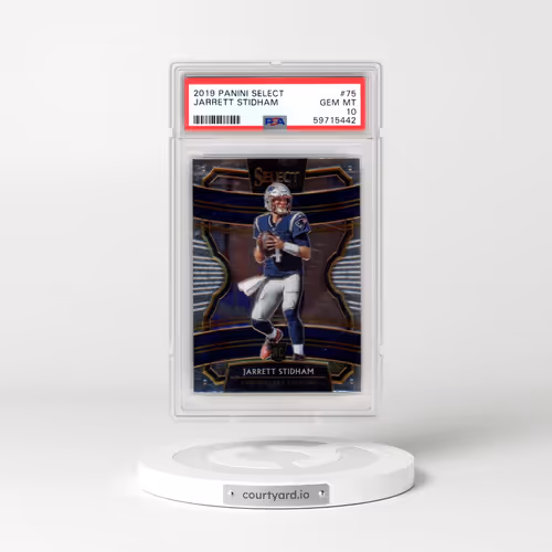 2019 Panini Select #75 Jarrett Stidham (PSA 10 GEM MINT)