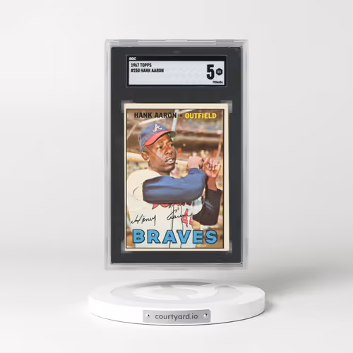 1967 Topps #250 Hank Aaron (SGC 5 EX)