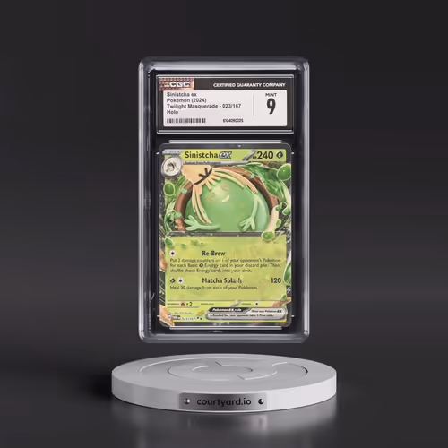 2024 Twilight Masquerade - TWM EN #023/167 Sinistcha ex - Holo (CGC 9 MINT)