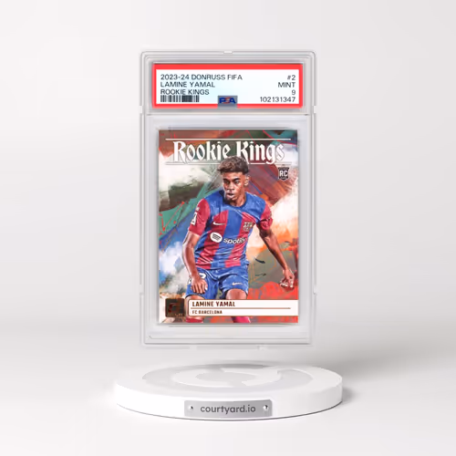 2023-24 Panini Donruss FIFA Rookie Kings #2 Lamine Yamal (PSA 9 MINT)