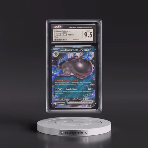 2023 Paldea Evolved - PAL EN #130/193 Paldean Clodsire ex - Holo (CGC 9.5 MINT+)