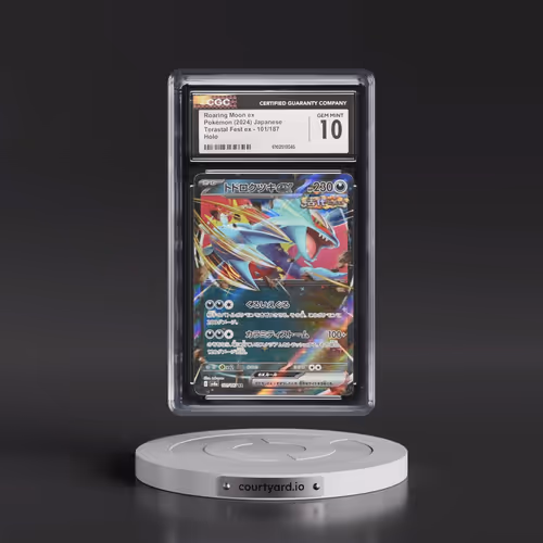 2024 High Class Pack: Terastal Fest ex - sv8a #101/187 Roaring Moon ex - Holo (CGC 10 GEM MINT)