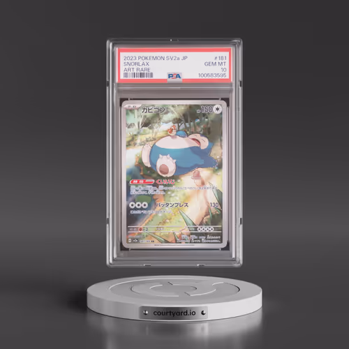 2023 Pokémon Sv2a-Pokemon 151 #181 Snorlax - Art Rare (PSA 10 GEM MINT)