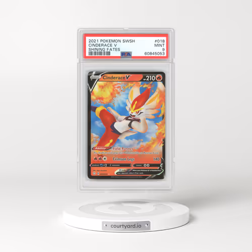 2021 Shining Fates #18 Cinderace V - Full Art Holo (PSA 9 MINT)
