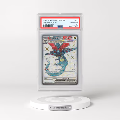 2024 Pokémon Twm EN-Twilight Masquerade #200 Dragapult EX - Holo Ultra Rare (PSA 10 GEM MINT)