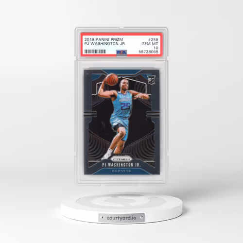 2019 Panini Prizm #258 PJ Washington Jr. (PSA 10 GEM MINT)