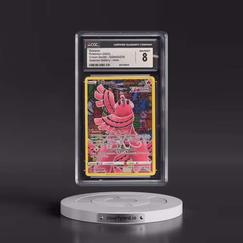 2023 Crown Zenith #GG04/GG70 Oricorio - Galarian Gallery Holo (CGC 8 NM-MT)