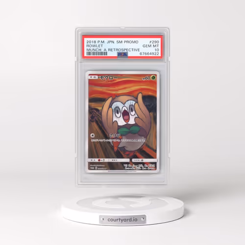 2018 Pokémon SM Promo #290 Rowlet - Munch: A Retrospective (PSA 10 GEM MINT)