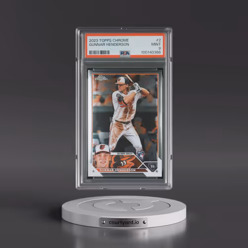 2023 Topps Chrome #2 Gunnar Henderson (PSA 9 MINT)
