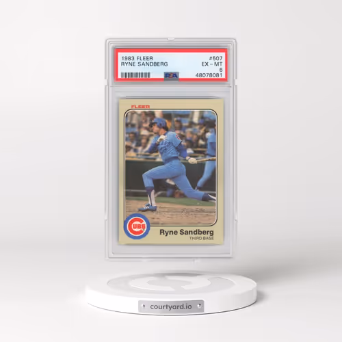 1983 Fleer #507 Ryne Sandberg (PSA 6 EX-MT)