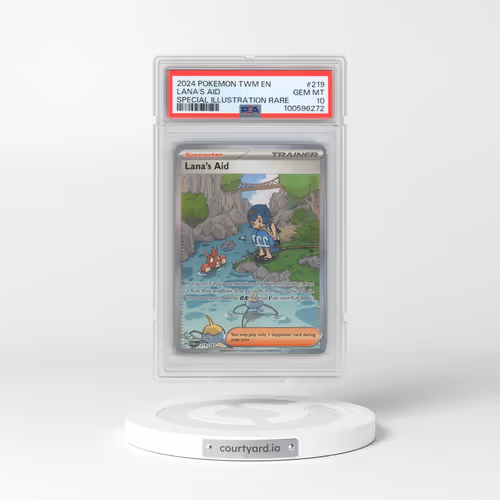 2024 Pokémon Twm EN-Twilight Masquerade #219 Lana's Aid - Special Illustration Rare (PSA 10 GEM MINT)