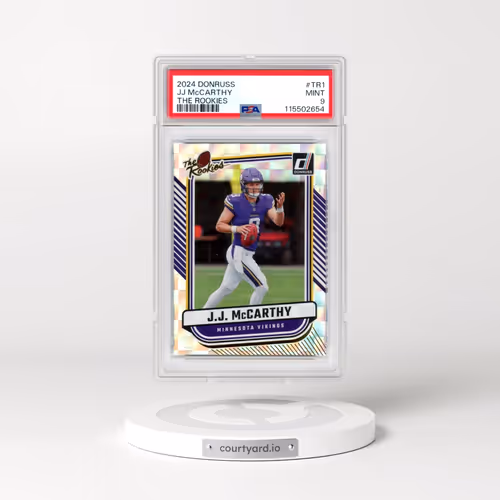 2024 Panini Donruss the Rookies #TR1 JJ McCarthy (PSA 9 MINT)