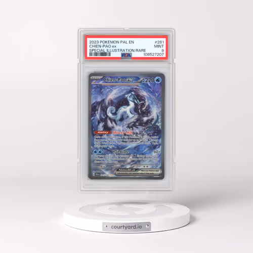 2023 Pokémon Pal EN-Paldea Evolved #261 Chien-Pao EX - Holo Special Illustration Rare (PSA 9 MINT)