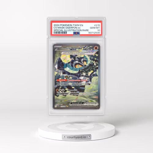 2024 Pokémon Twm EN-Twilight Masquerade #215 Cornerstone Mask Ogerpon EX - Holo Special Illustration Rare (PSA 10 GEM MINT)