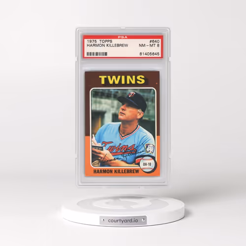 1975 Topps #640 Harmon Killebrew (PSA 8 NM-MT)