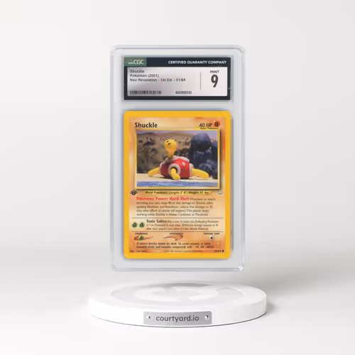 2001 Neo Revelation #51/64 Shuckle - 1st Edition (CGC 9 MINT)