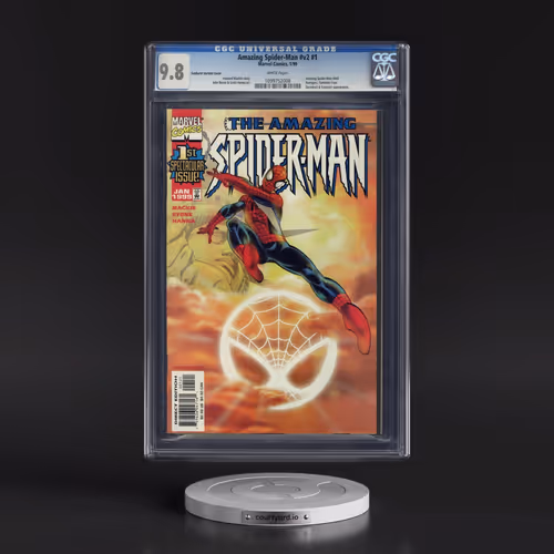 Amazing Spider-Man #v2 #1 CGC 9.8 White Pages (Marvel Comics, 1/99) - Universal Sunburst Variant Cov