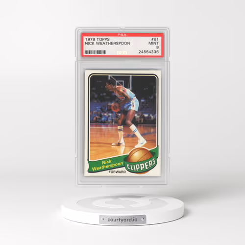 1979 Topps #61 Nick Weatherspoon (PSA 9 MINT)