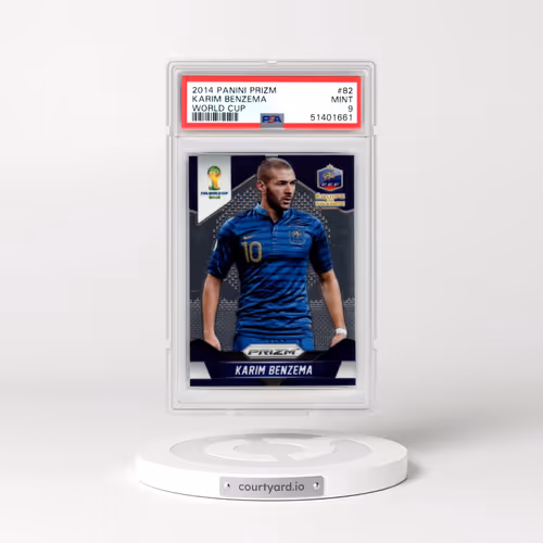2014 Panini Prizm World Cup #82 Karim Benzema (PSA 9 MINT)