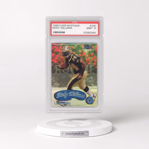 1999 Fleer Mystique #106 Ricky Williams (PSA 9 MINT)