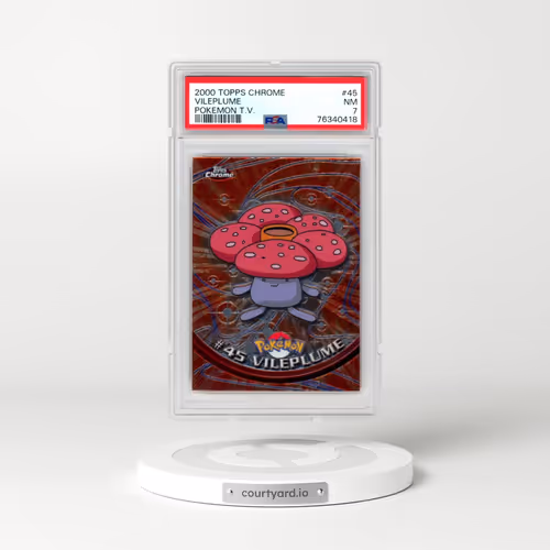 2000 Topps Chrome Pokémon T.V. #45 Vileplume (PSA 7 NM)