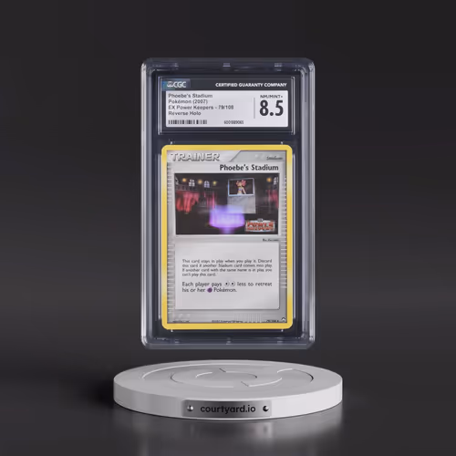 2007 EX Power Keepers #79/108 Phoebe's Stadium - Reverse Holo (CGC 8.5 NM-MT+)