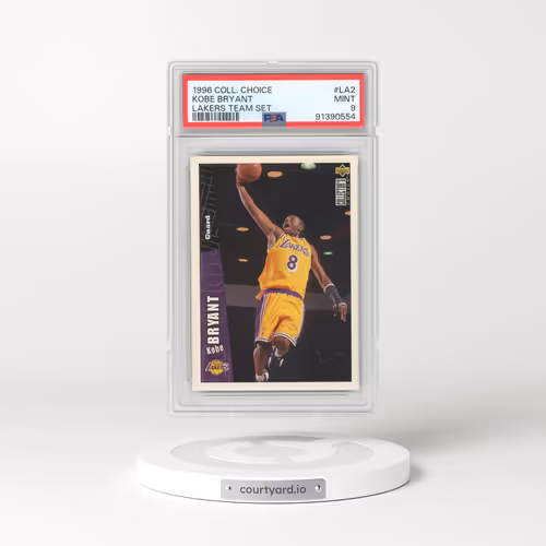 1996 Collector's Choice Lakers Team Set #LA2 Kobe Bryant (PSA 9 MINT)