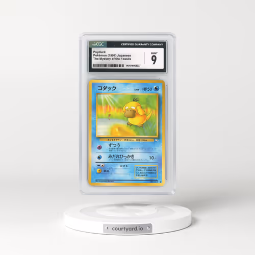 1997 The Mystery of the Fossils Psyduck (CGC 9 MINT)
