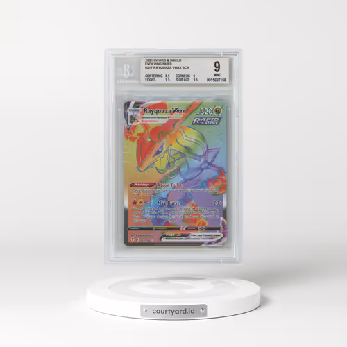 2021 Evolving Skies #217 Rayquaza VMAX - Holo Secret (BGS 9 MINT)