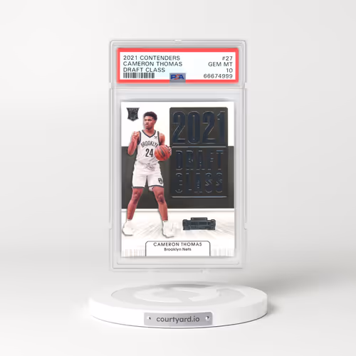 2021 Panini Contenders Draft Class #27 Cameron Thomas (PSA 10 GEM MINT)