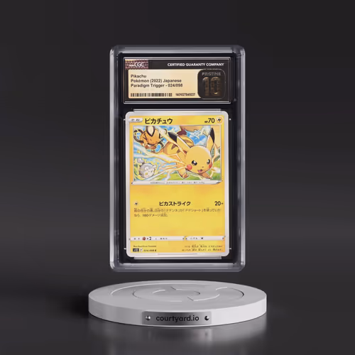 2022 Pokémon Sword & Shield Paradigm Trigger #024 Pikachu (CGC 10 PRISTINE)