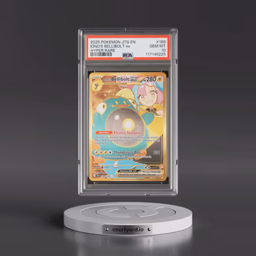 2025 Pokémon Jtg EN-Journey Together #188 Iono's Bellibolt EX - Holo Hyper Rare (PSA 10 GEM MINT)
