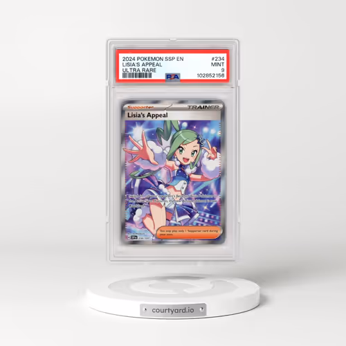 2024 Pokémon Ssp EN-Surging Sparks #234 Lisia's Appeal - Ultra Rare (PSA 9 MINT)