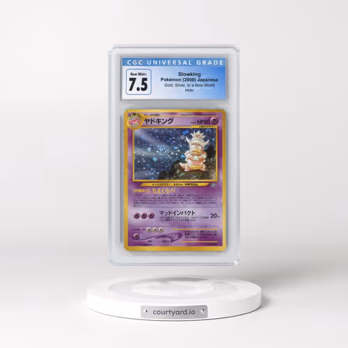 2000 Gold, Silver, to a New World #199 Slowking - Holo (CGC 7.5 NM+)