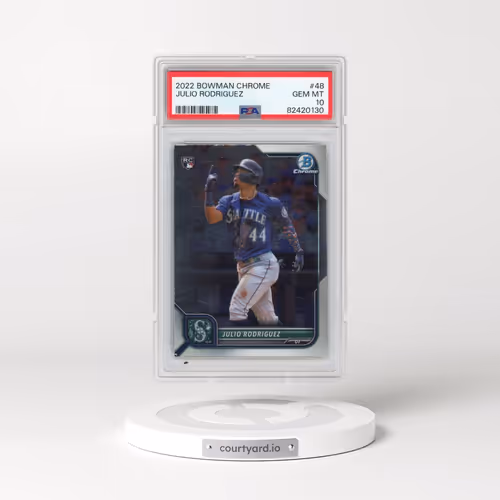 2022 Bowman Chrome #48 Julio Rodriguez (PSA 10 GEM MINT)
