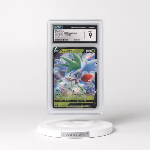 2022 Star Birth #012/100 Shaymin V - Holo (CGC 9 MINT)