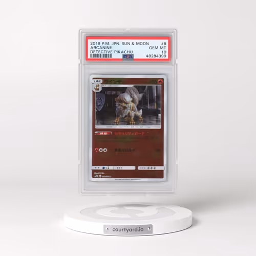 2019 Pokémon Sun & Moon Detective Pikachu #8 Arcanine (PSA 10 GEM MINT)
