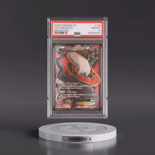 2016 Pokémon XY Breakpoint #118 Darkrai EX - Holo Full Art (PSA 8 NM-MT)