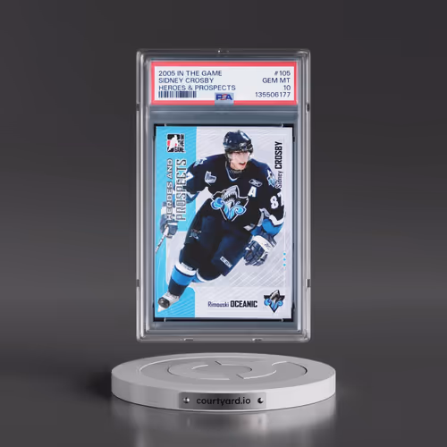 2005 In the Game Heroes & Prospects #105 Sidney Crosby (PSA 10 GEM MINT)