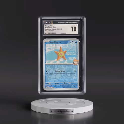 2025 Destined Rivals - DRI EN #046/182 Misty's Staryu - Reverse Holo (CGC 10 GEM MINT)